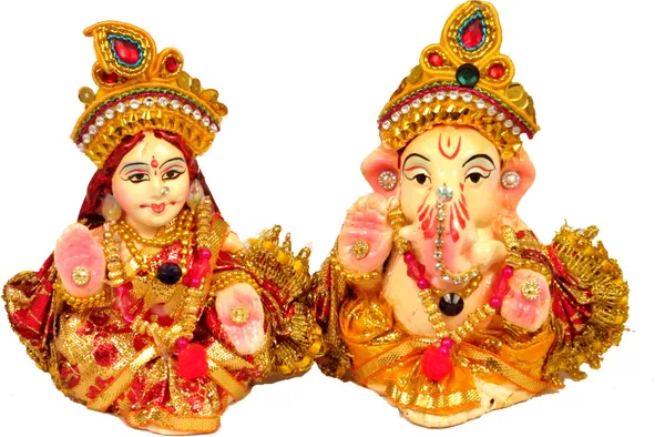 Terracotta_Laxmi_Ganesh_Murti_/_Clay_Laxmi_Ganesh_Idol_Decorative_Showpiece_-_8_Cm_(Terracotta,_Multicolor)