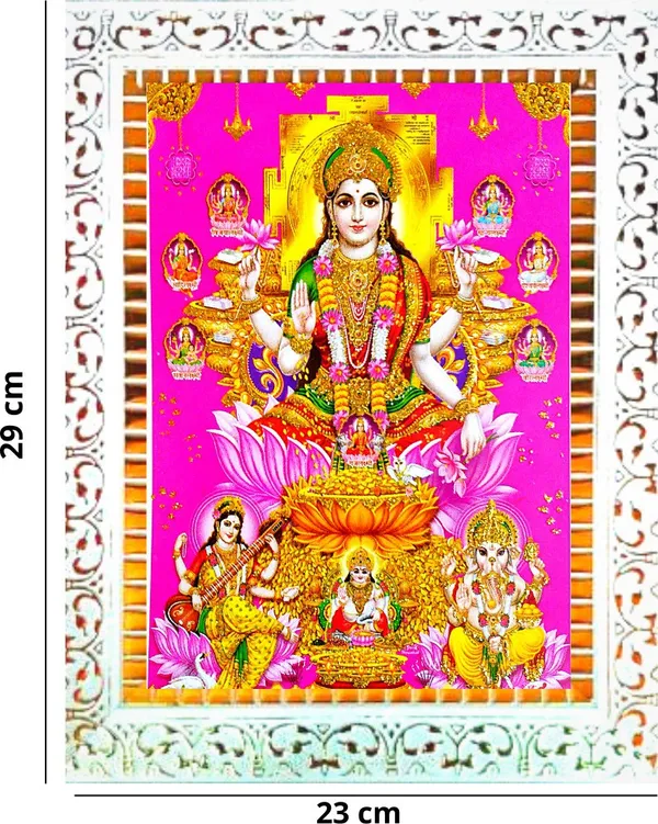 Photo_&_Frame_Ashta_Laxmi_With_Laxmi_Ganesh_Saraswati_Ji