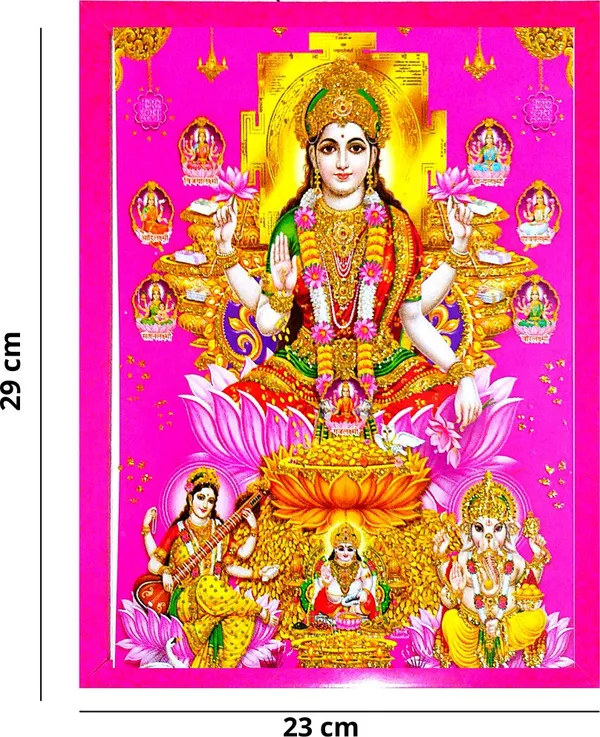Photo_&_Frame_Ashta_Laxmi_With_Laxmi_Ganesh_Saraswati_Ji
