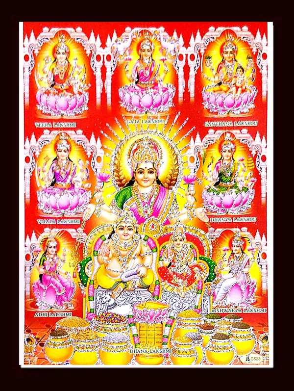 Photo_&_Frame_Ashta_Laxmi_With_Kuber_Ji