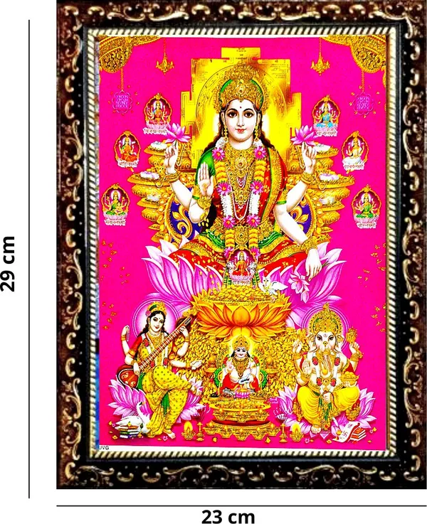 Photo_&_Frame_Ashta_Laxmi_Ji_With_Saraswati_Ji_Kuber_Ji_And_Ganesh_Ji