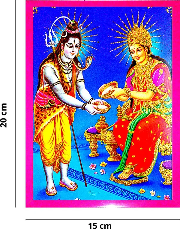 Photo_&_Frame_Annapurna_Ji_With_Shiv_Ji_|_Annapurna_Mata