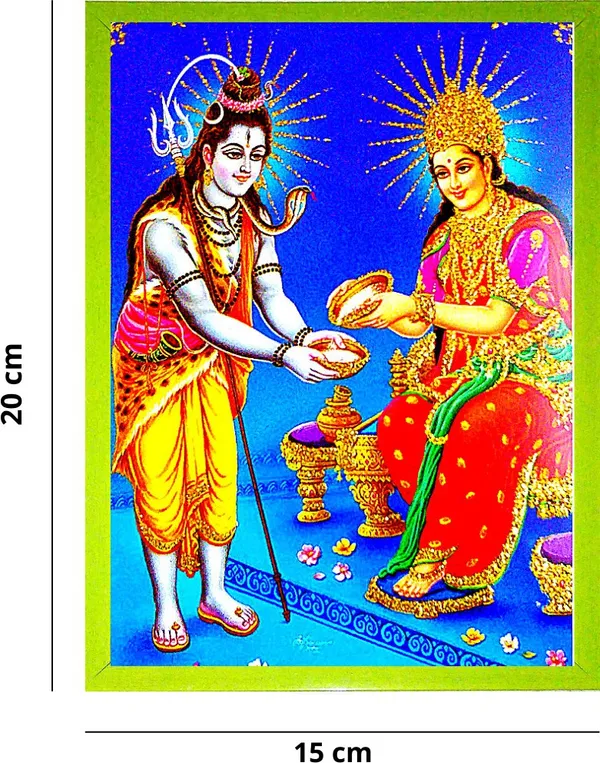 Photo_&_Frame_Annapurna_Ji_With_Shiv_Ji_|_Annapurna_Mata
