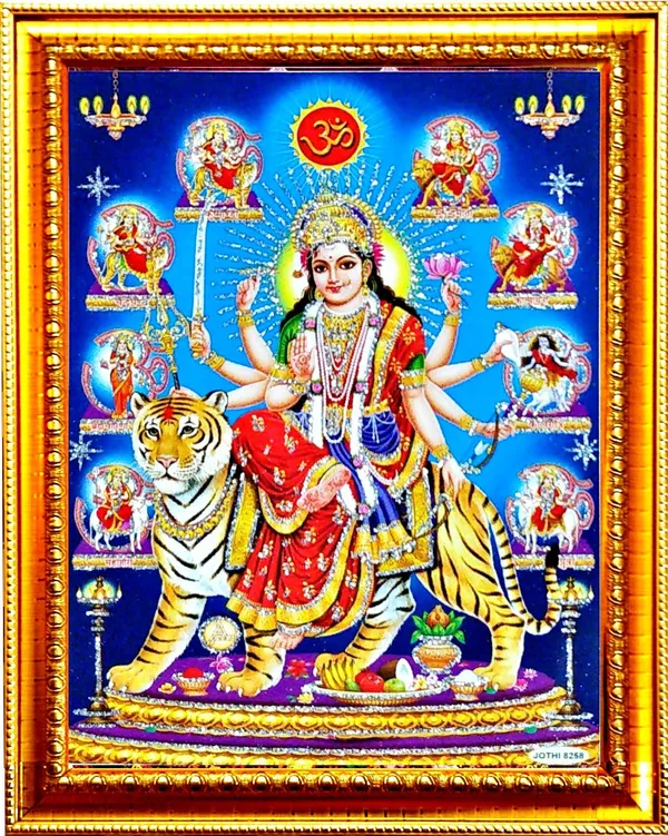 Photo_&_Frame_Durga_Maa