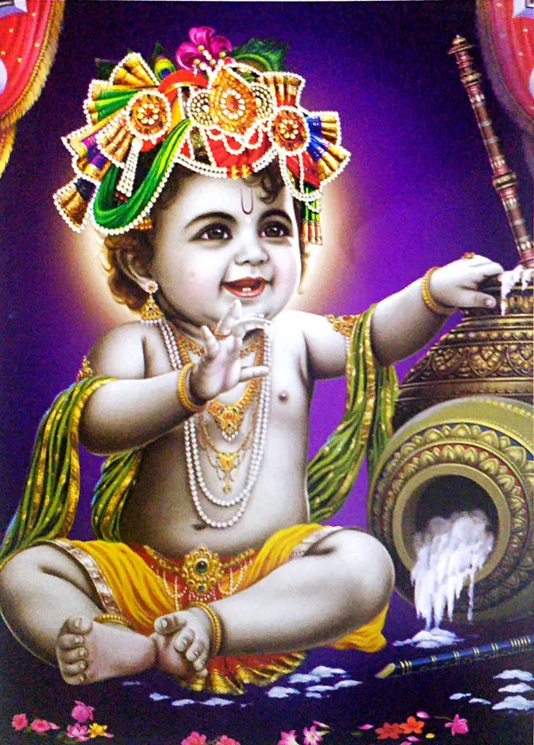 Photo_&_Frame_Bal_Gopal___For_Pooja_|_Hindu_Bhagwan_Devi_Devta_Photo_|_God__s_|_Wall_D????_Cor___|