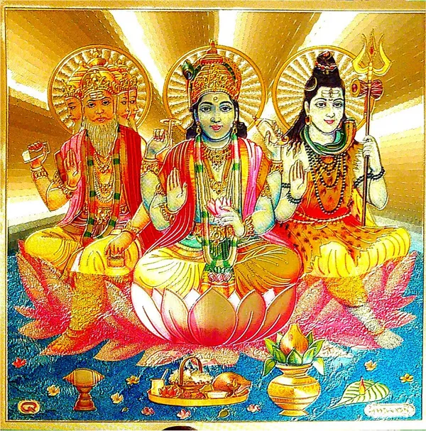Photo_&_Frame_Brahma_Vishnu_Mahesh___|_Shiv_Ji_|_Vishnu_Ji_|_Brahma_Ji