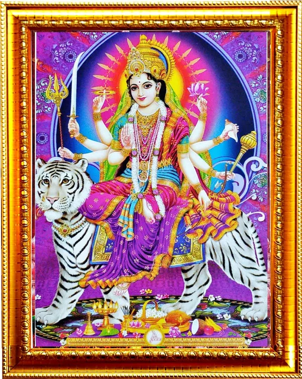 Photo_&_Frame_Durga_Maa
