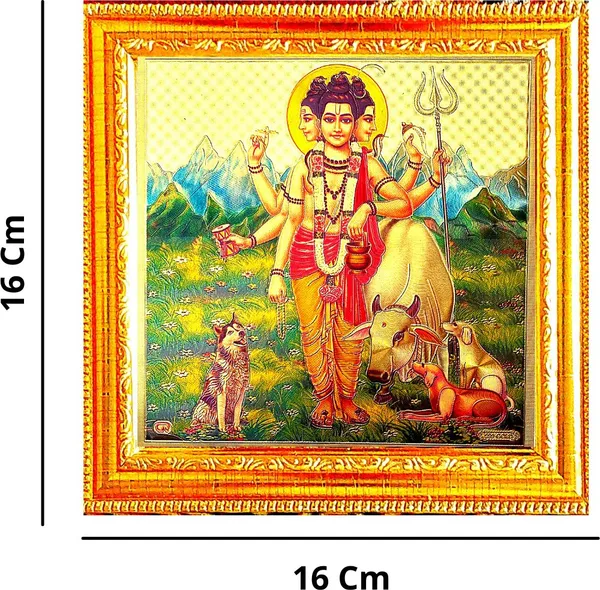 Photo_&_Frame_Dattatreya_God_|_Divine_Trinity_|_Brahma_|_Vishnu_|_Siva