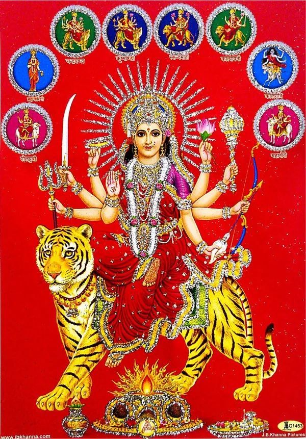 Photo_&_Frame_Durga_Maa