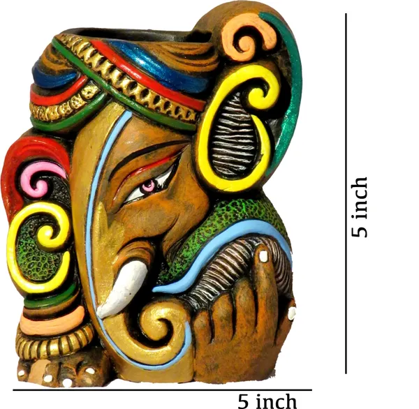 Terracotta_Ganesha_Multipurpose_Pen_Stand_/_Flower_Pot_For_Office_And_Home_Table_Decor_Terracotta_Vase_(5_Inch,_Multicolor)