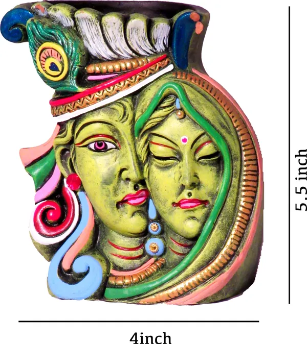 1_Compartments_Terracotta_Pen_Stand_(Multicolor)
