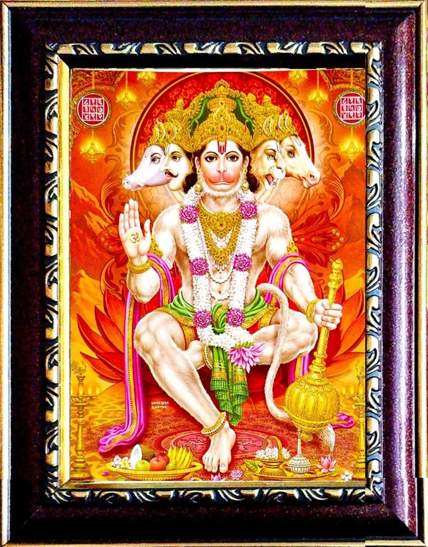 Photo_&_Frame_Panchmukhi_Hanuman_Ji
