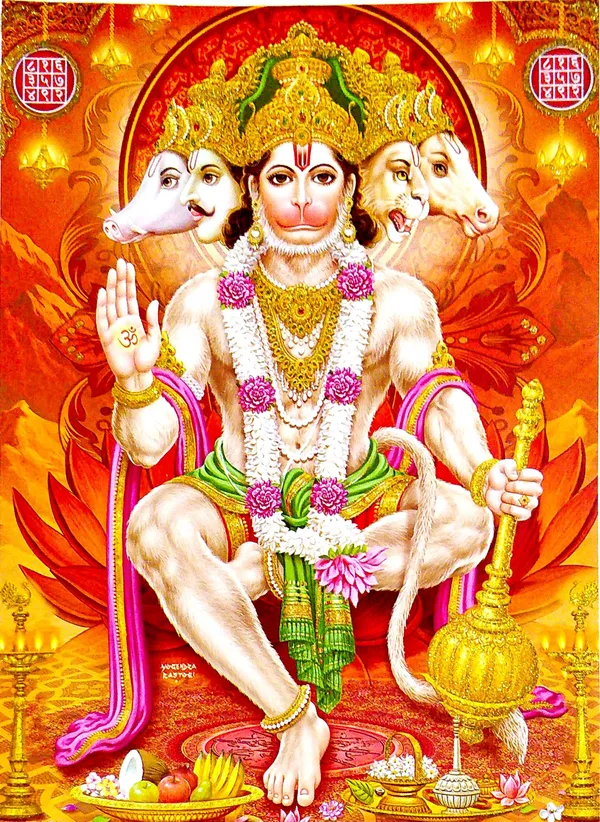 Photo_&_Frame_Panchmukhi_Hanuman_Ji