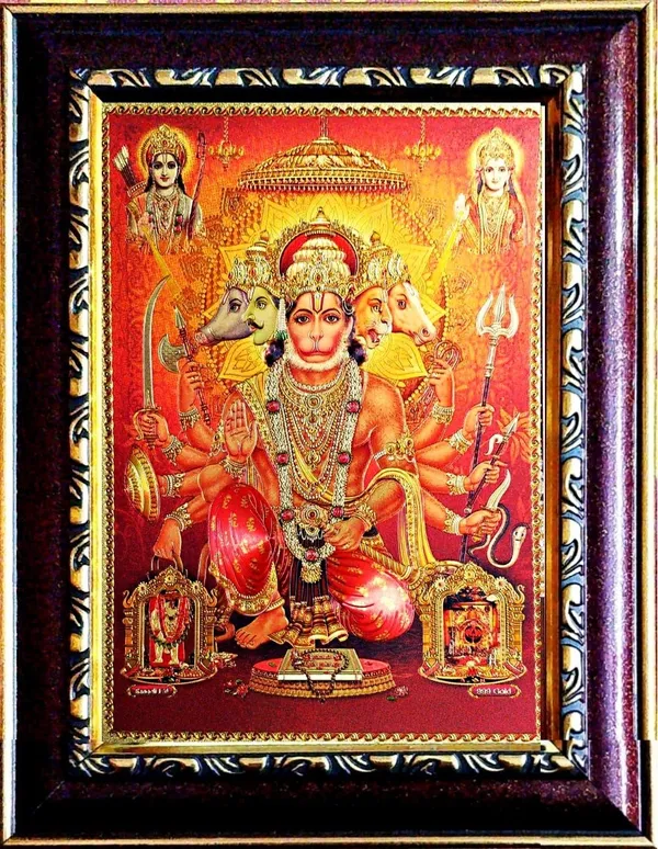 Photo_&_Frame_Panchmukhi_Hanuman