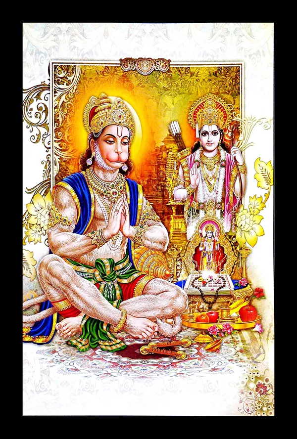 Photo_&_Frame_Hanuman_Ji_With_Shree_Ram_Ji