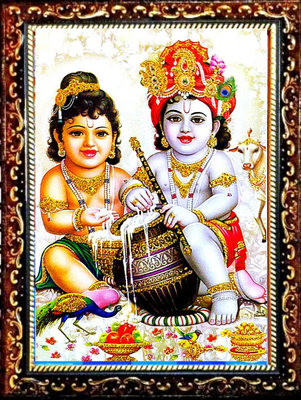 Photo_&_Frame_Krishna_And_Balram