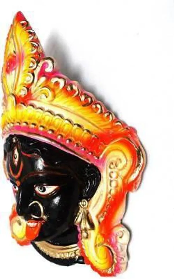 Kali_Maa_Face_Wall_Hanging_Decorative_Showpiece_-_17_Cm_(Terracotta,_Multicolor)