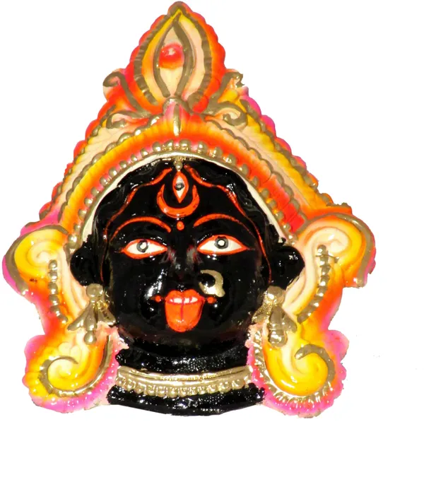 Kali_Maa_Face_Wall_Hanging_Decorative_Showpiece_-_17_Cm_(Terracotta,_Multicolor)