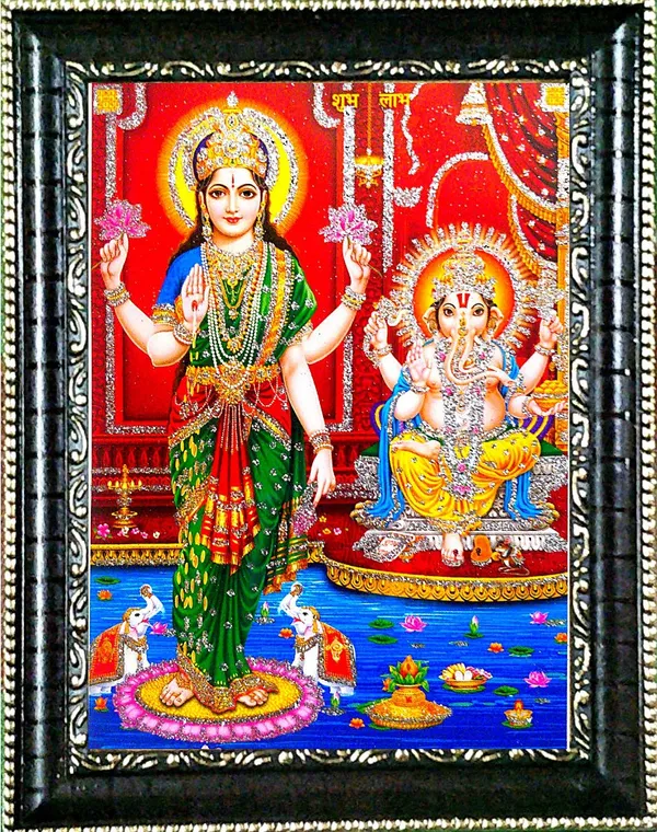 Photo_&_Frame_Laxmi_Ganesh