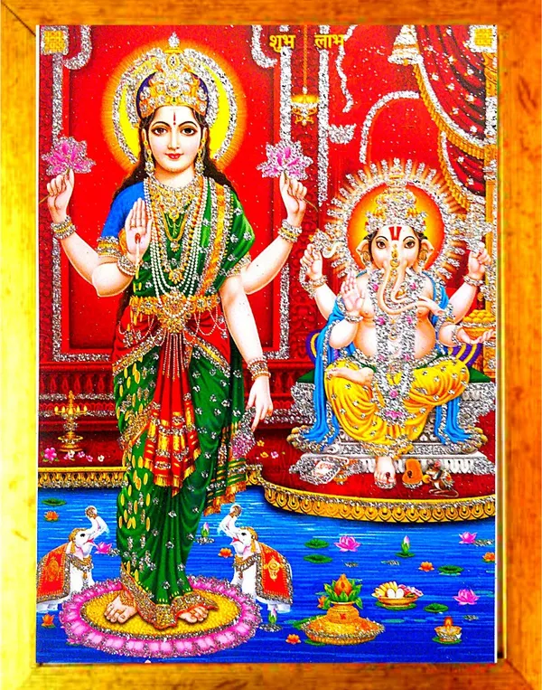 Photo_&_Frame_Laxmi_Ganesh