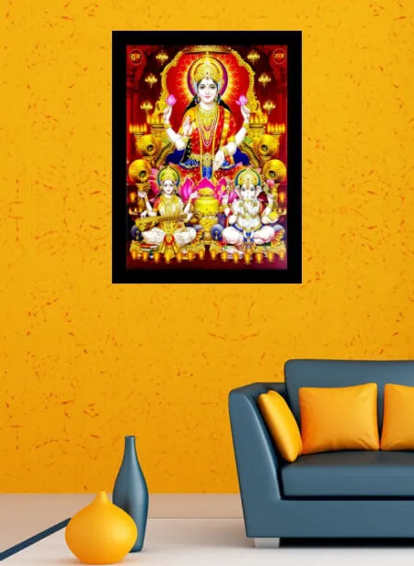 Photo_&_Frame_Laxmi_Ganesh_Saraswati