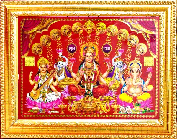 Photo_&_Frame_Laxmi_Ganesh_With_Shubh_Labh_Swastik_Shree_Ridhi_Siddhi