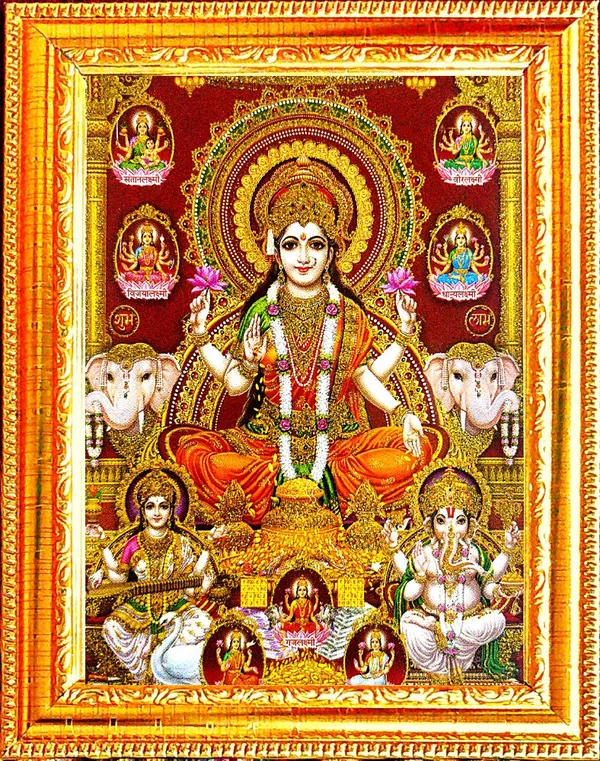 Photo_&_Frame_Ashta_Laxmi_Ganesh___|_God___|_For_Diwali_Pooja