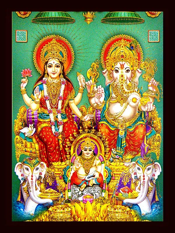 Photo_&_Frame_Laxmi_Ganesh