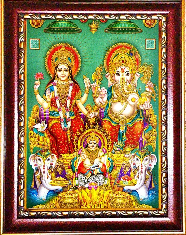 Photo_&_Frame_Laxmi_Ganesh