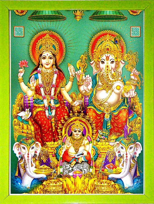 Photo_&_Frame_Laxmi_Ganesh