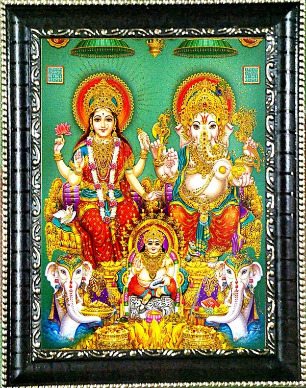 Photo_&_Frame_Laxmi_Ganesh
