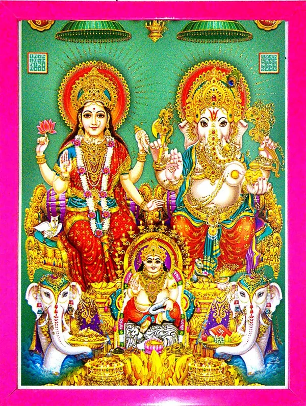 Photo_&_Frame_Laxmi_Ganesh_Kuber_Ji___|