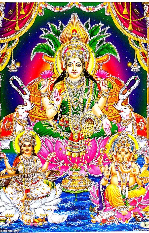 Photo_&_Frame_Laxmi_Ganesh_Saraswati