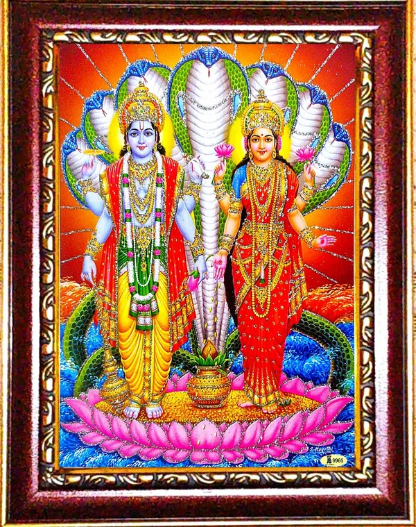 Photo_&_Frame_Laxmi_Vishnu