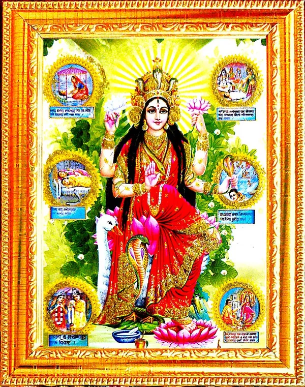 Photo_&_Frame_Manasa_Devi_|_Nag_Devi_|_Goddess_Of_Snakes_|_Hindu_Goddess