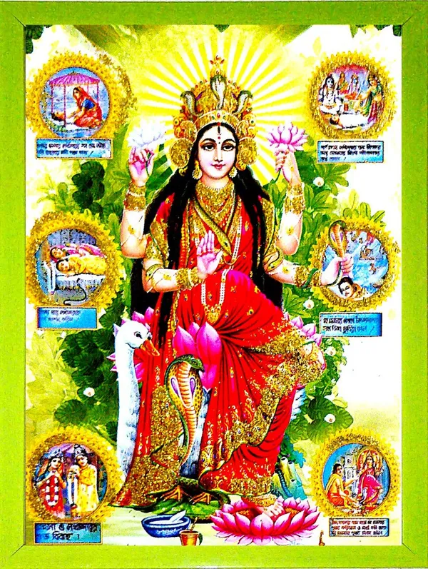 Photo_&_Frame_Manasa_Devi_|_Nag_Devi_|_Goddess_Of_Snakes_|_Hindu_Goddess