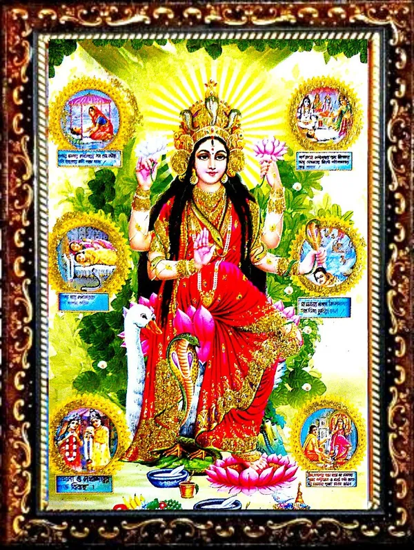 Photo_&_Frame_Manasa_Devi_|_Nag_Devi_|_Goddess_Of_Snakes_|_Hindu_Goddess