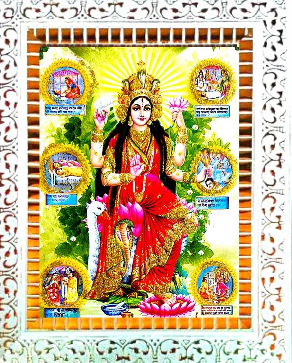 Photo_&_Frame_Manasa_Devi_|_Nag_Devi_|_Goddess_Of_Snakes_|_Hindu_Goddess