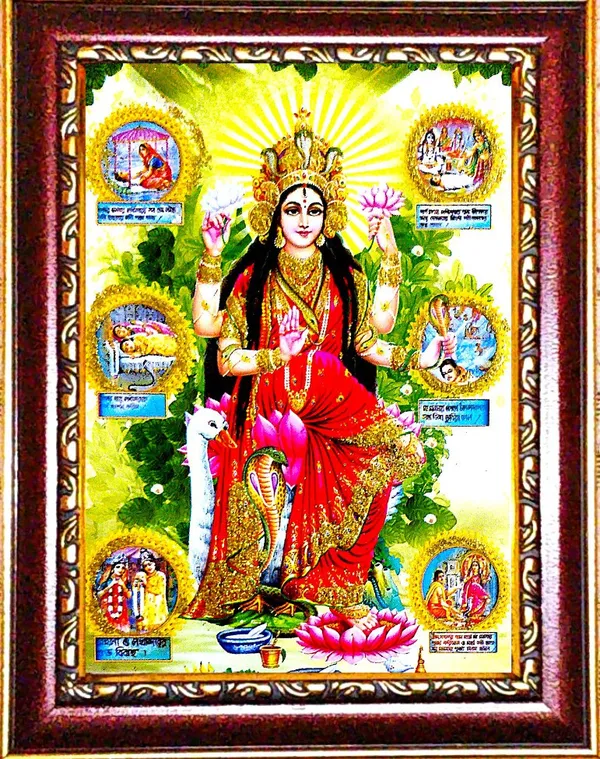 Photo_&_Frame_Manasa_Devi_|_Nag_Devi_|_Goddess_Of_Snakes_|_Hindu_Goddess