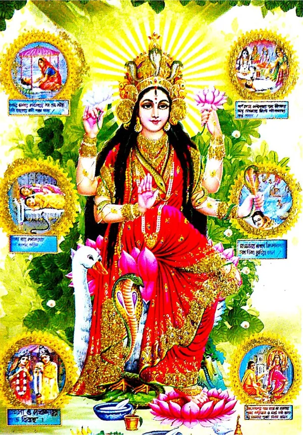 Photo_&_Frame_Manasa_Devi_|_Nag_Devi_|_Goddess_Of_Snakes_|_Hindu_Goddess_|_Mansa_Devi