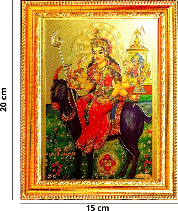 Photo_&_Frame_Ragat_Meldi_Mata_|_Agni_Meldi_Mata_|_Meldi_Mata_Photo_|_Hindu_Devi_|Goddess