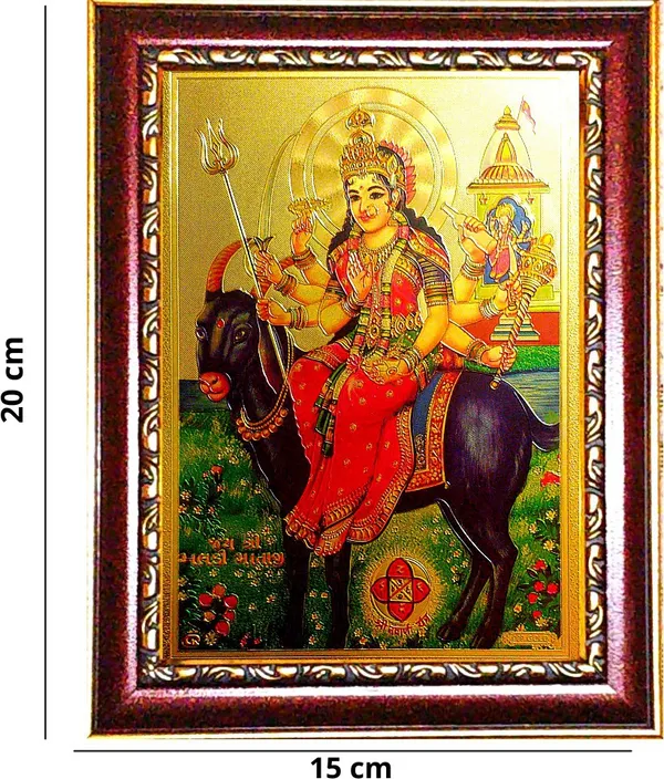 Photo_&_Frame_Ragat_Meldi_Mata_|_Agni_Meldi_Mata_|_Meldi_Mata_Photo_|_Hindu_Devi_|Goddess