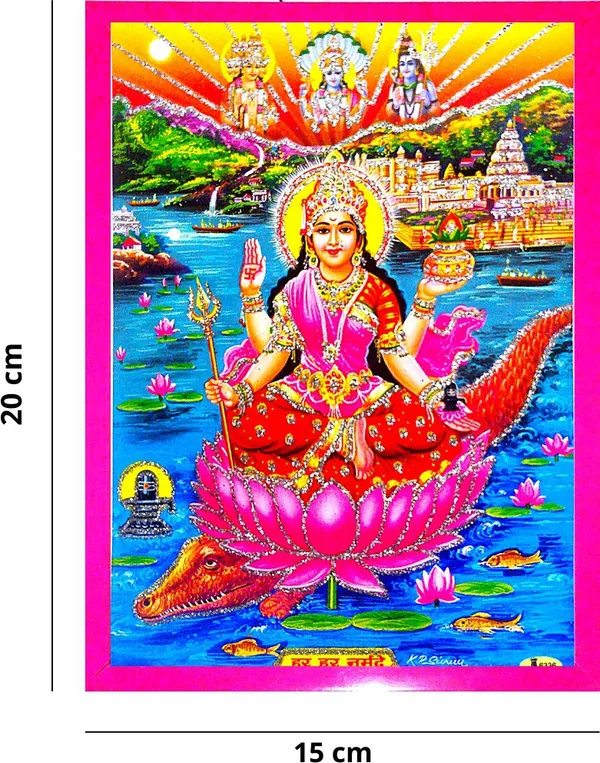 Photo_&_Frame_Narmada_Mata_|_Reva_|Purvaganga