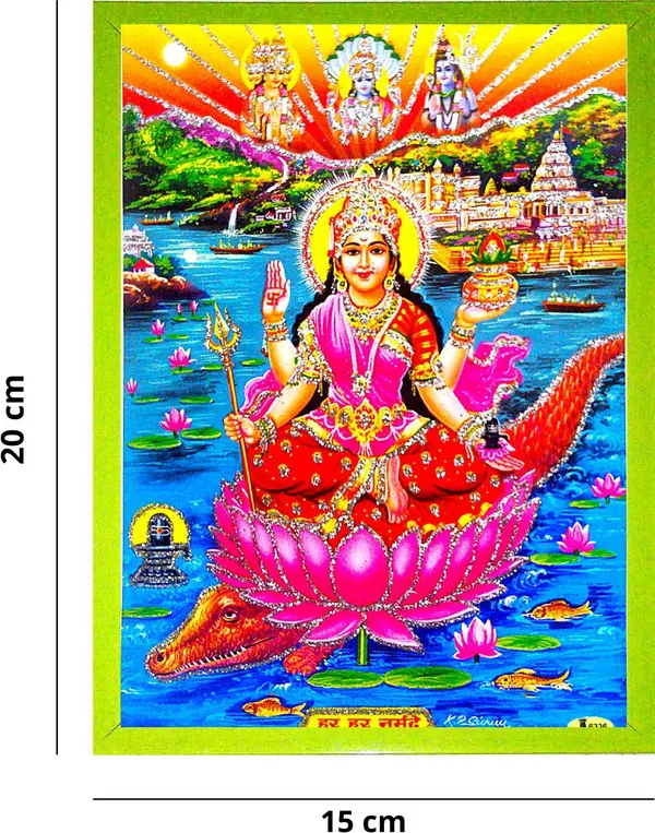 Photo_&_Frame_Narmada_Mata_|_Reva_|Purvaganga