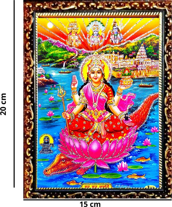 Photo_&_Frame_Narmada_Mata_|_Reva_|Purvaganga