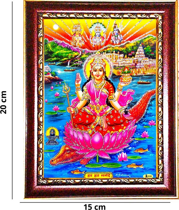 Photo_&_Frame_Narmada_Mata_|_Reva_|Purvaganga