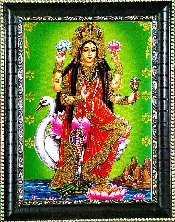 Photo_&_Frame_Manasa_Devi_|_Nag_Devi_|_Goddess_Of_Snakes_|_Hindu_Goddess