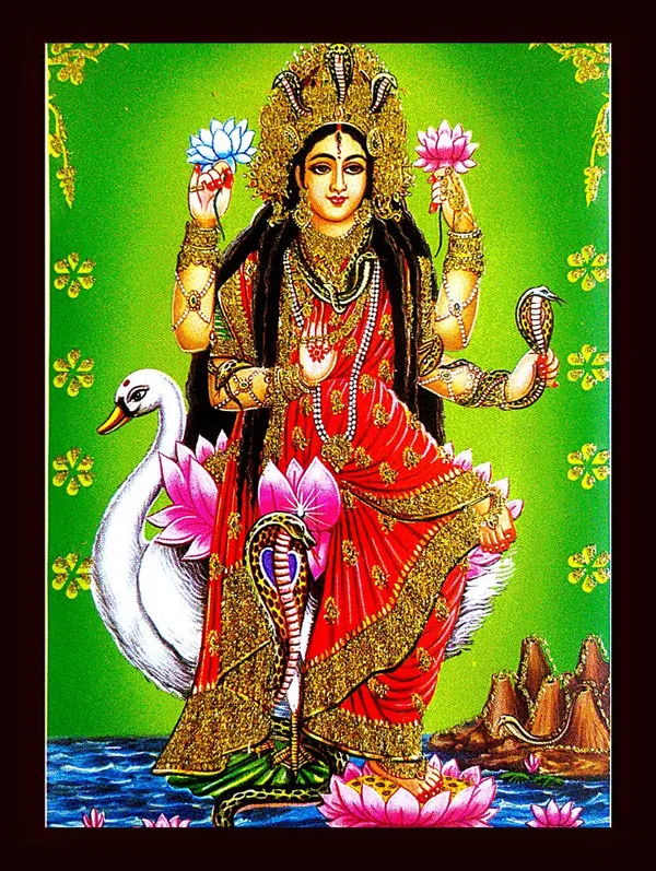 Photo_&_Frame_Manasa_Devi_|_Nag_Devi_|_Goddess_Of_Snakes_|_Hindu_Goddess_|_Mansa_Devi