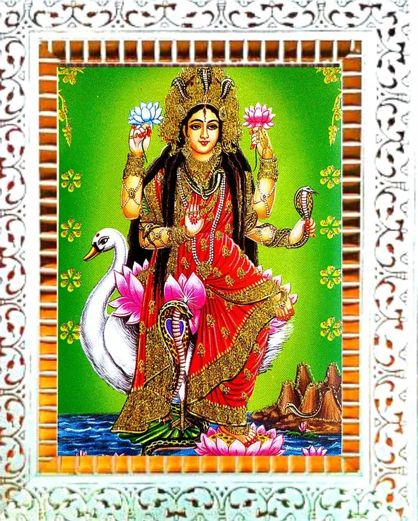 Photo_&_Frame_Manasa_Devi_|_Nag_Devi_|_Goddess_Of_Snakes_|_Hindu_Goddess_|_Mansa_Devi