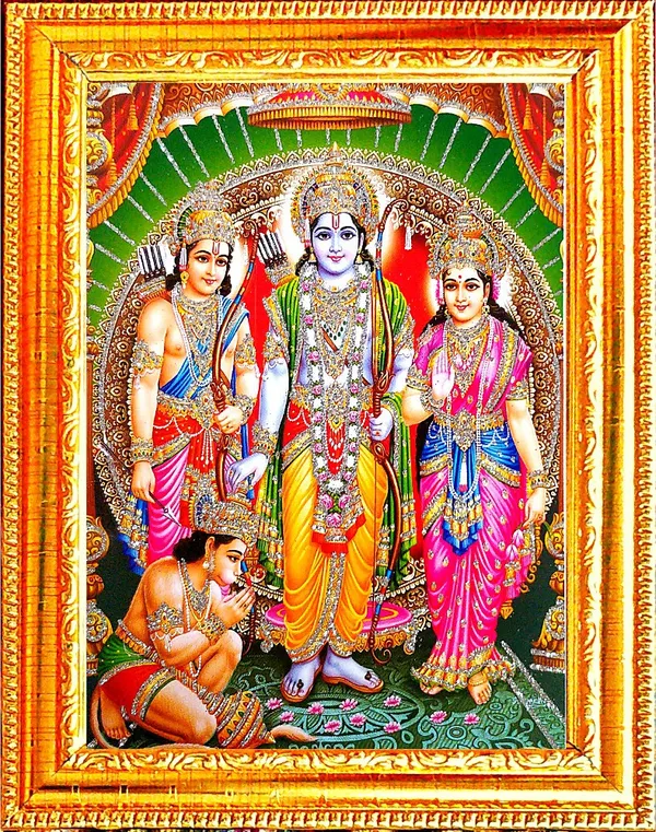 Photo_&_Frame_Ram_Darbar___|_Hindu_God
